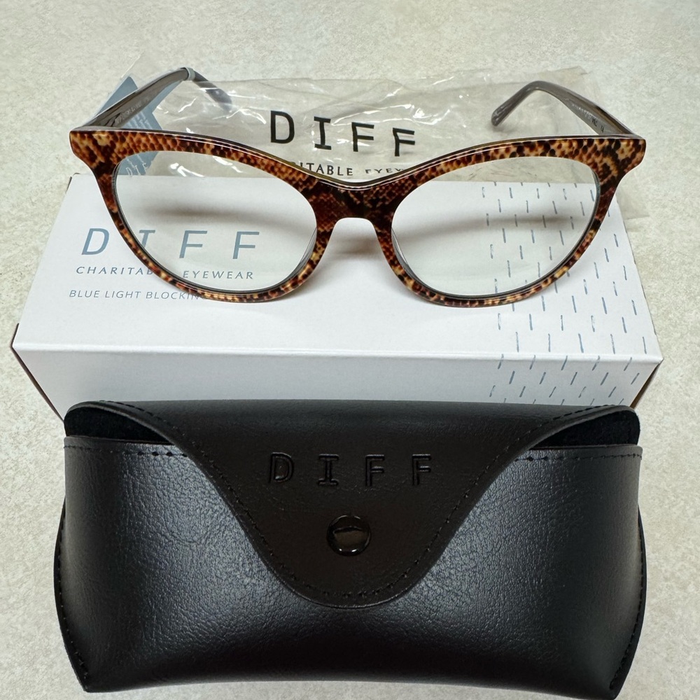 Diff Eyewear W/ Blue Light Lenses